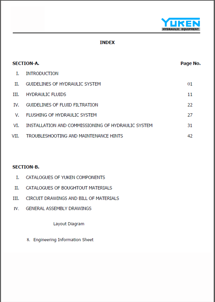 Projects / Technical & Maintenance Manual